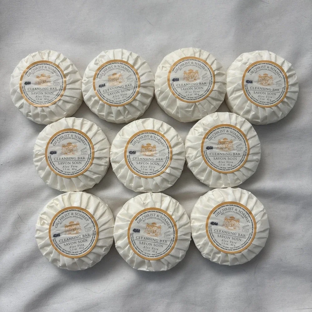 Gilchrist & Soames Cleansing Bar Aloe Vera 1.5 oz. Lot of 10 Soap New In Package